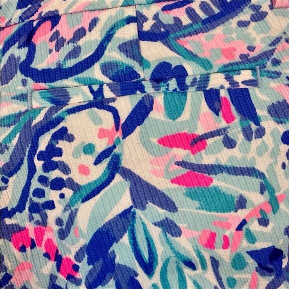 Lilly Pulitzer Callahan Short With Lace In Breakwater Party Wave Size 4 New! - Picture 7 of 13